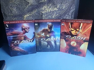 The Flash Dvd Collection. Seasons 1, 2 & 3 Only.  Complete And Clean DC Unrated Foto 1 de 4
