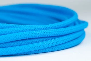 5 meters Shakmods Round 4 mm High Density light Blue Braided Expandable Sleeving - Picture 1 of 1
