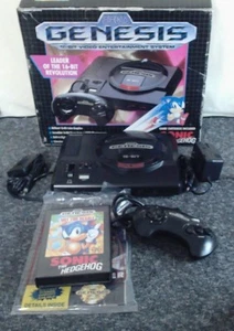 Consola Sega Genesis Modelo 1601 COMPLETA CAJA CIB OEM RF AC Controlador Sonic NFR - Imagen 1 de 11