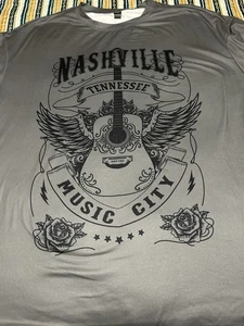 T-Shirt Shein grau "Nashville" 3x - Bild 1 von 4