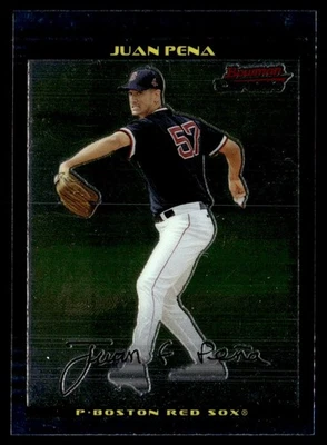 2002 Bowman Chrome Juan Pena Rookie Boston Red Sox #114 - Image 1 of 2