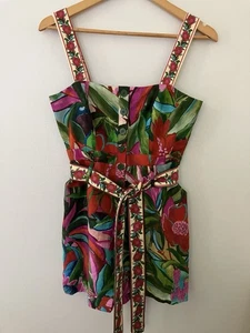 Neu mit Etikett Farm Rio Jardin de Reve mehrfarbiger Strampler Größe Small S - Bild 1 von 7