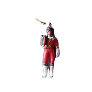 Vintage 1996 Zeo Red Power Rangers Christmas Ornament Figure - Picture 1 of 5