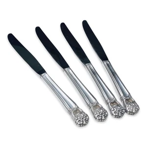 Eternally Yours Pattern by 1847 Rogers Silverplate Set of 4 Dinner Knives - Picture 1 of 1