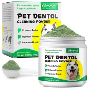 Dental Powder for Dogs, Teeth Cleaning Powder for Dogs, Dog Breath Freshener,... - Picture 1 of 1
