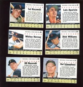 1961 Post Müsli Baseball Karten Lot Starter Set 39 verschiedene sehr guter/sehr guter Zustand - Bild 1 von 2