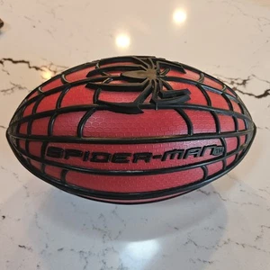 2006 NERF Spider-Man Web Grip Football Marvel Hasbro 8" rot schwarz Sammlerstück - Bild 1 von 6