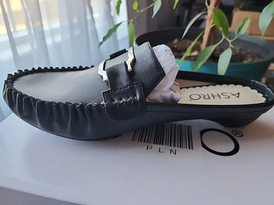 Ashro Rush Hour Womens Slide Mule Shoe Black 8.5M New In The Box - Image 1 of 4