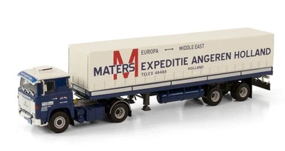 WSI, SCANIA 141 4x2 con MATERS EXPEDITIE a 2 assi Rimorchio centinato, 1/50, ... - Immagine 1 di 4