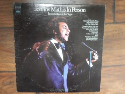 JOHNNY MATHIS  "In Person - Live At Las Vegas"  Double LP  Columbia  KG30979 - Image 1 of 3