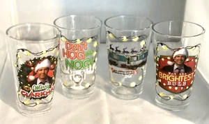 National Lampoon’s Christmas Vacation Glasses Set of 4 | 16oz Holiday Drinkware - Picture 1 of 5