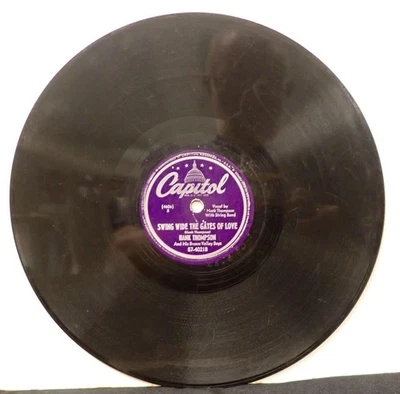 Hank Thompson - Whoa Sailor/Swing Wide the Gates of Love - Capitol 78 RPM   1951 - Image 1 of 4