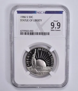 Proof 9.9 UCam 1986-S Statue of Liberty Commemorative Half Dollar NGC NGCX *6543 - Picture 1 of 5