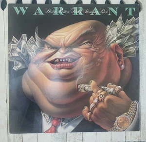 Warrant - Dirty Rotten Filthy Stinking Rich - Orig US 1989 Vinyl w/insert Nice! - Picture 1 of 6