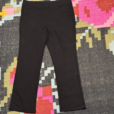 Iman Global Chic Slip into Slim Perfect Ponte Ankle Pant, Black, Large - Image 1 of 4