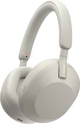 Sony WH-1000XM5 Cuffie Premium Wireless con Cancellazione del Rumore | Argento - Immagine 1 di 4