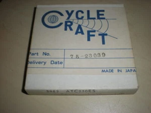 NOS Cycle Craft Piston Rings, 1.0 (.040) over 1985 1985 Honda ATC250 ES, TRX300 - Picture 1 of 4