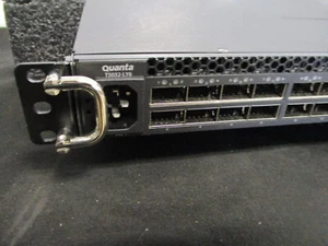 Quanta T5032-LY6 32 Port 40Gb QSFP+Switch 2x Netzteil mit Ohren OPEM Netzwerk - Bild 1 von 5