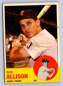 1963 Topps Bob Allison Minnesota Twins #75 - Bild 1 von 2