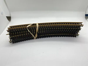 12 ATLAS HO 18" Radius Curves Code 100 Railroad Track used, black - Picture 1 of 6