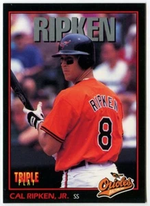 1993 Triple Play #3 Cal Ripken, Jr. Baltimore Orioles - Bild 1 von 2