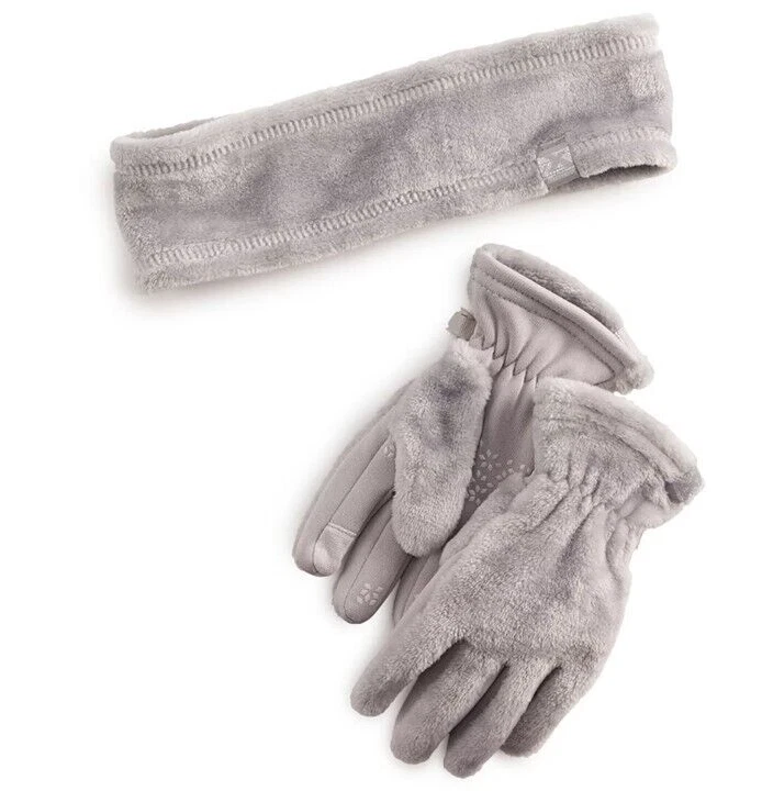 Nuevo conjunto de diadema y guantes de pelo alto ZeroXposur Gianna para niñas pequeñas talla S/M 4-6x Foto 1 de 1