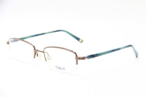 NEW FLEXON WANDER 210 BROWN EYEGLASSES AUTHENTIC RX 50 18