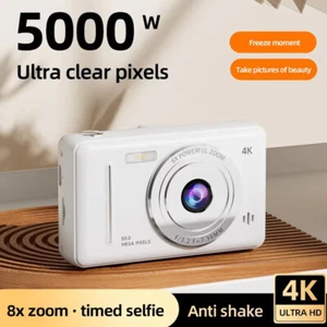 HD 1080p Digital Camera 50MP 2.4'' LCD Display Screen Anti-Shake Camera 16X Zoom - Picture 1 of 30