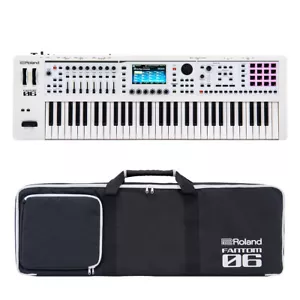 Roland FANTOM 06 SC Shimamura Gakki Original White 61 key Japan FANTOM-06-SC - Picture 1 of 9