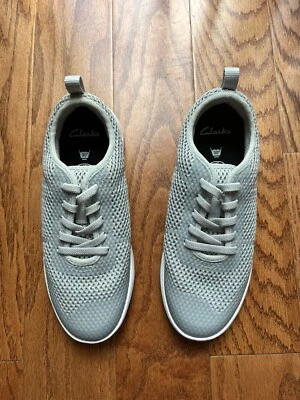 Nuevo Zapato Clarks Big Kids Color Gris EE. UU. Niños Talla 1 Foto 1 de 4