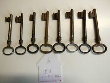 8 Schlüssel antik 11-12 cm
