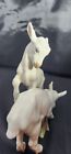 Vintage Heubach Baby Goats Standing Porcelain Figurine Germany