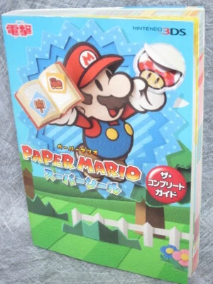 PAPER MARIO Super Seal Complete Guide Book Nintendo 3DS 2012 Japan MW20 - Image 1 of 4