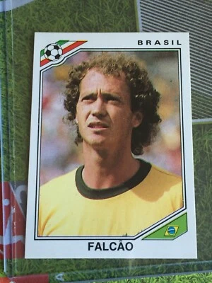 FALCÃO PANINI MEXICO 86 FIFA WORLD CUP 1986 STICKER #247 BRASIL FALCAO BRAZIL - Image 1 of 2