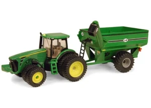 Tractor John Deere 8320R Fwa con carro de granos JM - escala 1/64 de Ertl - Imagen 1 de 2