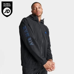 NIKE SPORTSWEAR AIR MAX PK WOVEN MENS JACKET FV5595-010 BLACK L NWT - Picture 1 of 6