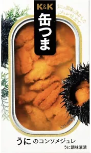 Canned Food Sea Urchin KANTSUMA Uni Consommé Jelly Preserved Snack Japanese 65g - Picture 1 of 20