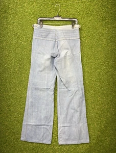 Vintage 70s Wrangler Bell Bottom Jeans Patch Pocket Flare Low Rise 32 Long 32x32 - Picture 1 of 11