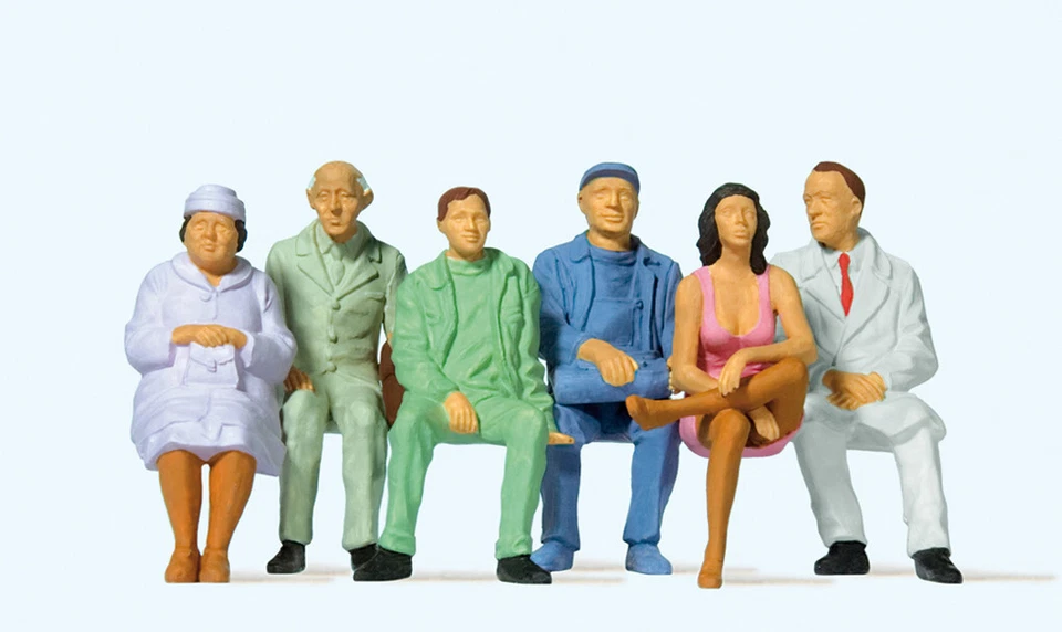 Preiser 63200 Spur I - Sitzende Reisende NEU und OVP - Bild 1 von 1