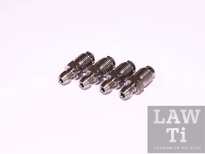 BMW M SPORT Fit Titanium Bleed Nipple Screw Anti-Corrosion M10 x 1.0 x 4 - Picture 1 of 6