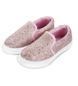 JOSINY Kids Shoes for Girl Sparkle Casual Toddler Canvas Sneakers Brand New - Picture 1 of 4