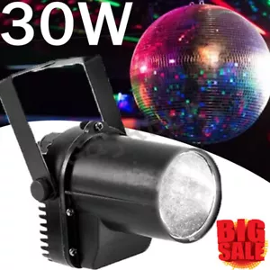 Disco Ball Pin Spot Light White LED Stage Lighting Beam Spotlight Club Party Bar - Picture 1 of 13