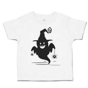 Halloween Toddler T-Shirt Boo with Spider Cotton Casper Boy & Girl Clothes - Picture 1 of 21