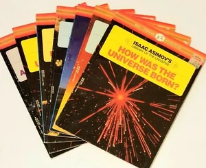Vintage Isaac Asimovs Bibliothek des Universums Menge 7 Softcover-Bücher früher - Bild 1 von 4