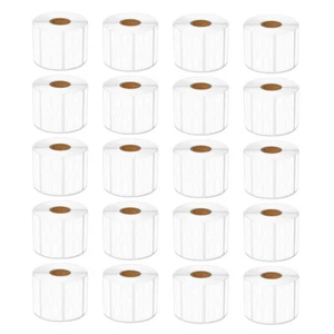 20Rolls of 1500 Price Tag Labels 2-up For DYMO LabelWriter 30299 SE200 ASCII 250 - Foto 1 di 11