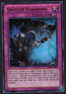 Yugioh Sinister Yorishiro SHSP-EN089 Ultra Rare Unlim - MP - Foto 1 di 2