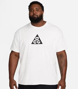 Nike ACG Logo Short Sleeve T-Shirt White FQ3740-121 Men’s Extra Large XL NWT - Picture 1 of 6