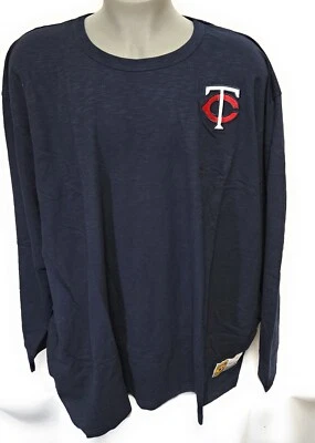 Mens Mitchell & Ness Minnesota Twins Baseball B&T Cooperstown Long Sleeve Shirt - Image 1 of 4