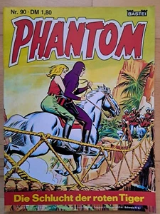 Phantom Nr.90 - TOP Z1 Krimi Thriller COMICHEFT BASTEI Lee Falk - Picture 1 of 2