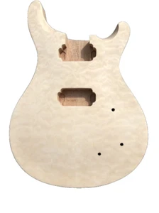 Mahogany Guitar Body Quilted Maple Top DIY Warm Tone & Enhanced Resonance - Picture 1 of 4